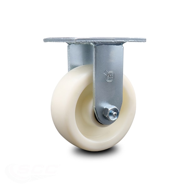 5 Inch Nylon Wheel Rigid Caster with Ball Bearing